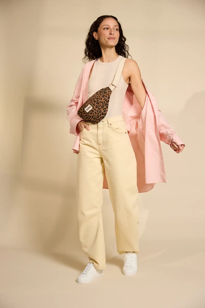 Sac banane Olivia Léopard cannelle