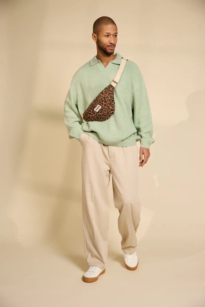 Sac banane Olivia Léopard cannelle