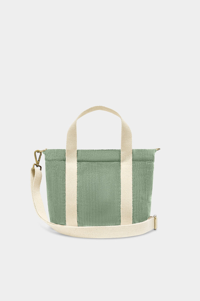 Sac à main Louise Velours Vert d'eau