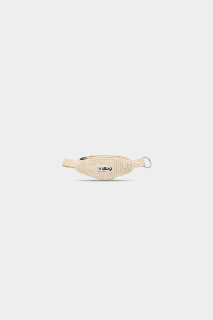 Porte-clés banane Côme Velours Beige