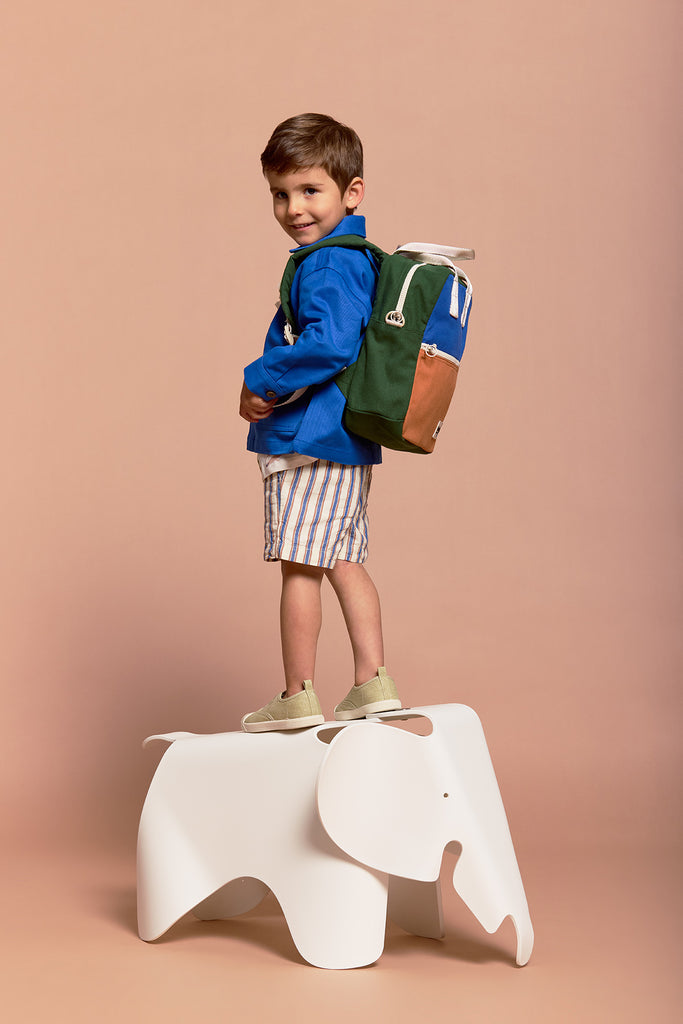 Sac à dos Arthur Tricolore Bleu électrique