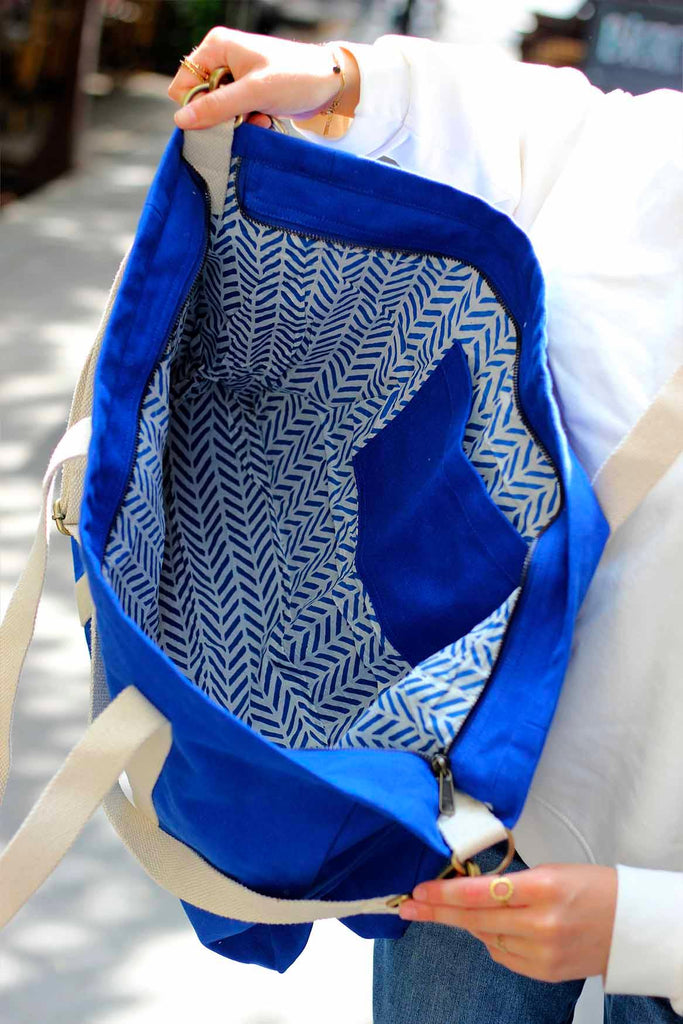 Sac Jean Bleu électrique