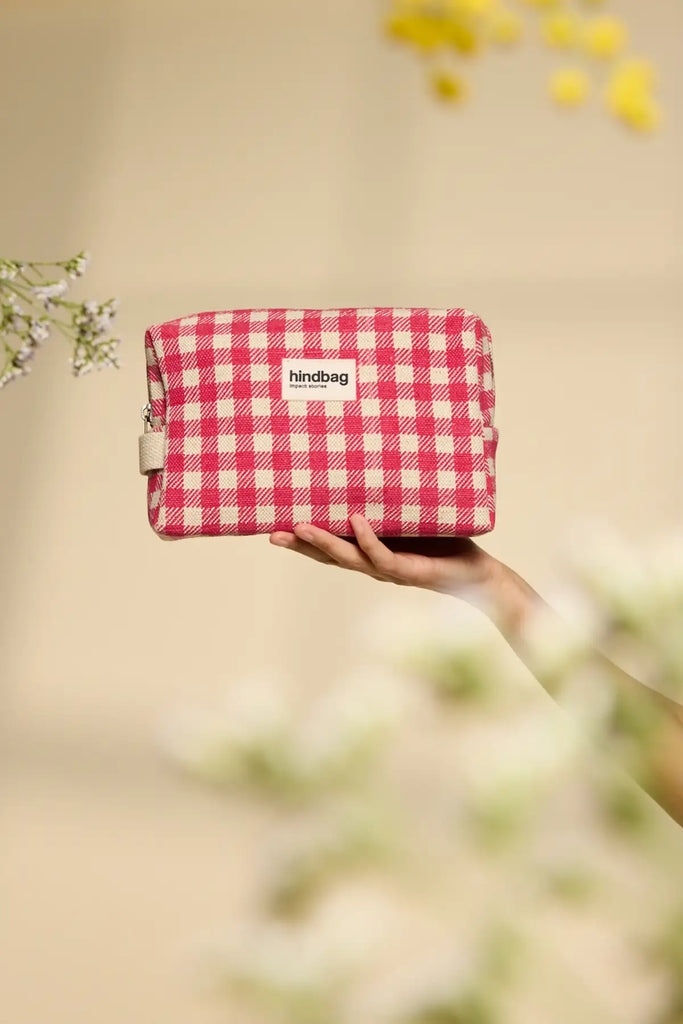 Trousse de toilette Léon Vichy rose