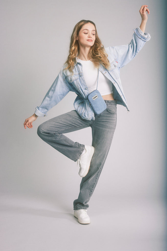 Pochette téléphone Bill Denim Bleu