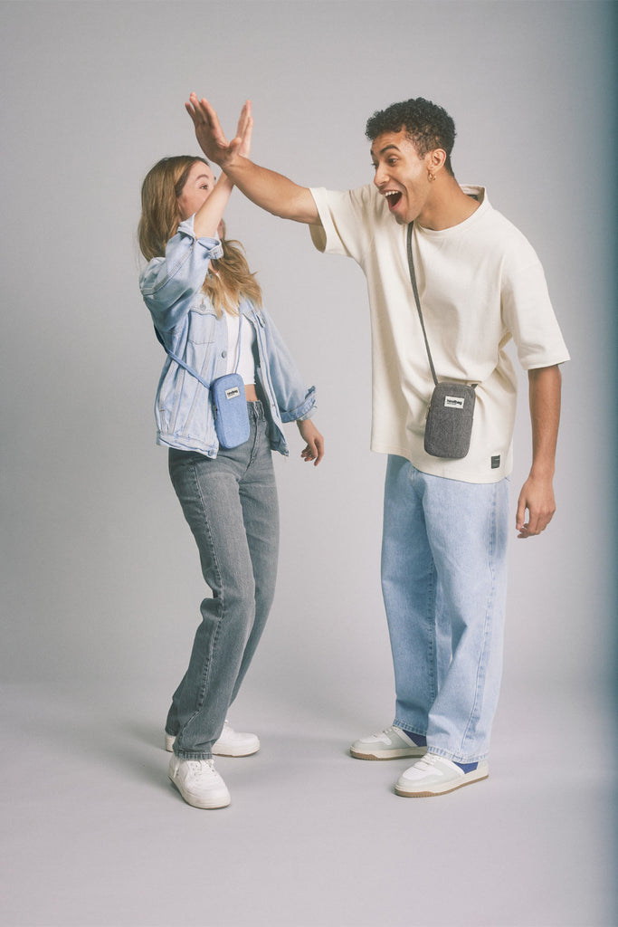 Pochette téléphone Bill Denim Bleu