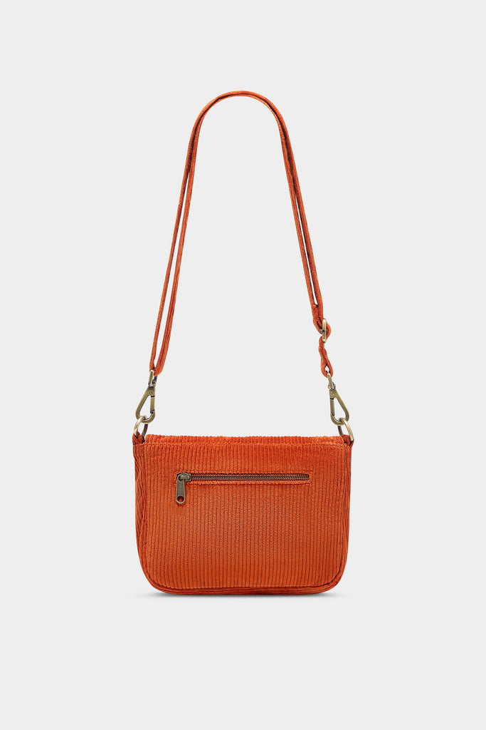 Sac à main Margault Velours Brique