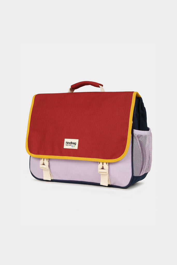 Cartable Léo Tricolore Terracotta