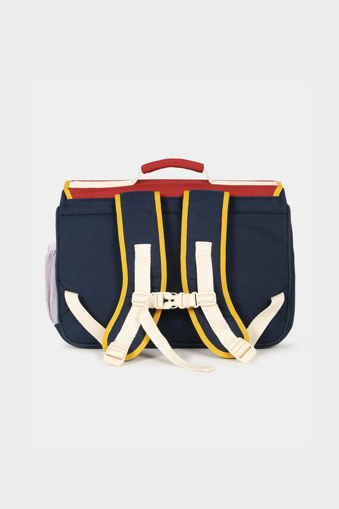 Cartable Léo Tricolore Terracotta