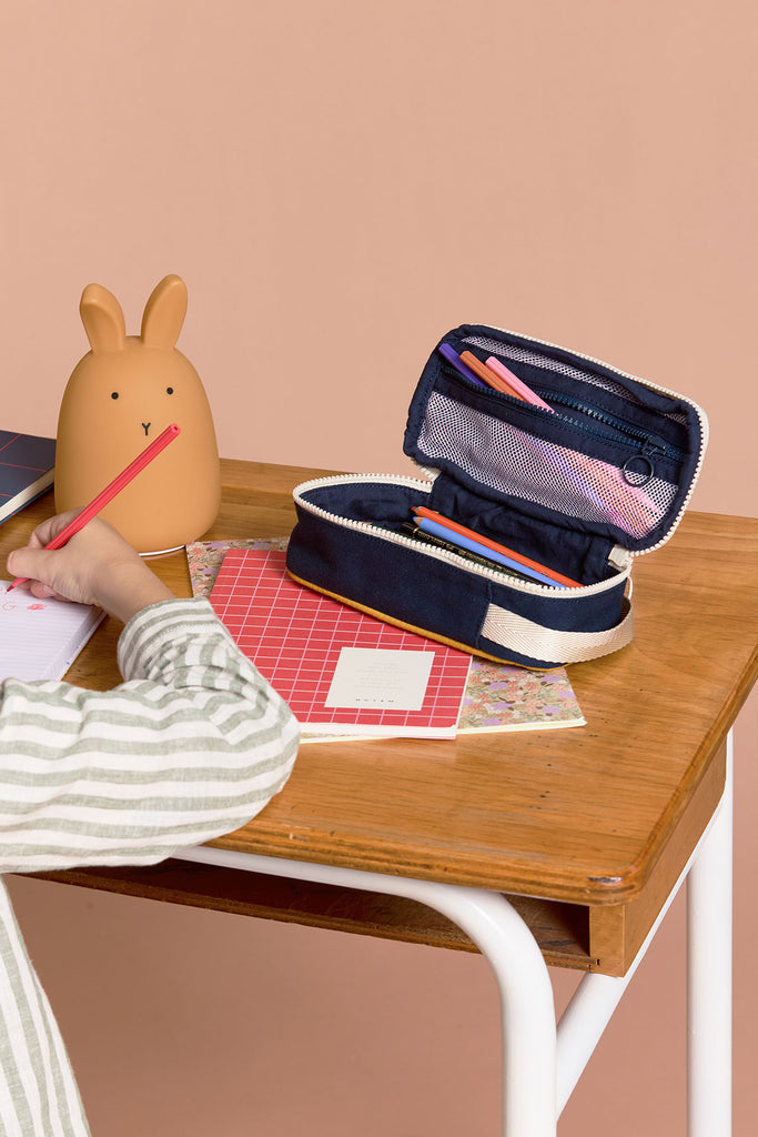 Trousse Max Tricolore Lilas