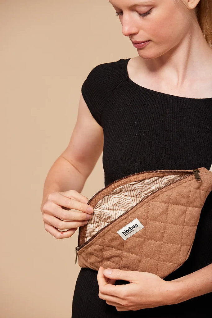 Sac banane matelassé Olivia Cannelle