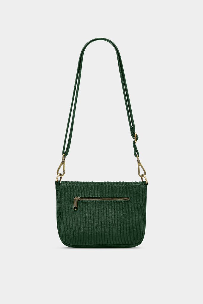 Sac à main Margault Velours Sapin