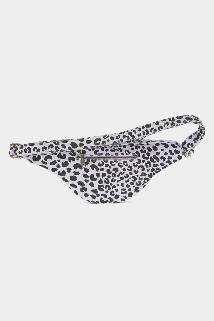 Sac banane L Sasha Léopard lilas