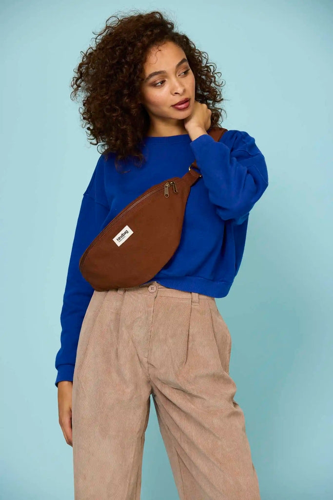 Sac banane L Sasha Chocolat