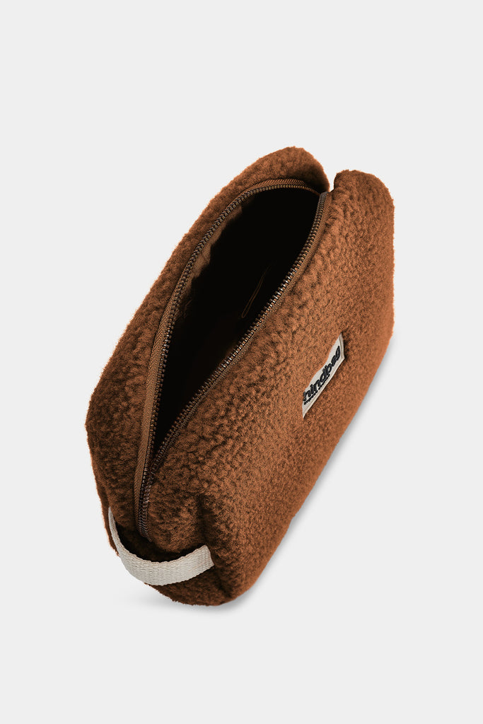 Trousse de toilette Léon Teddy Brun