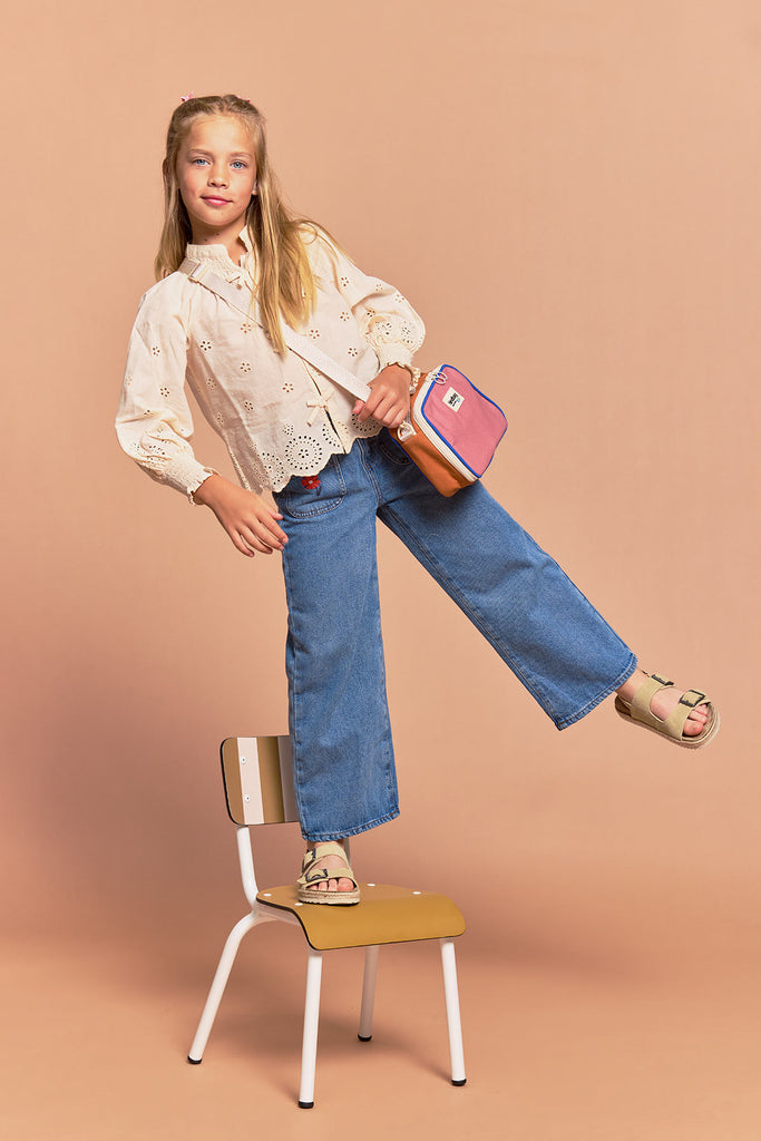 Lunchbag enfant Elsa Tricolore Rose Blush