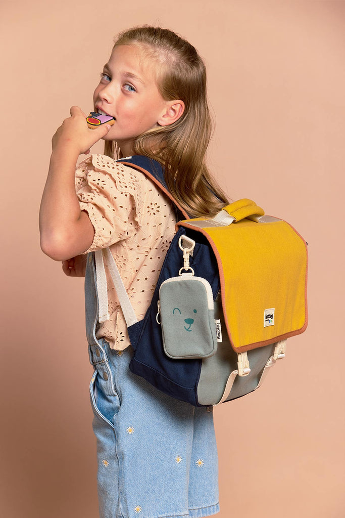 Cartable Léo Tricolore Safran