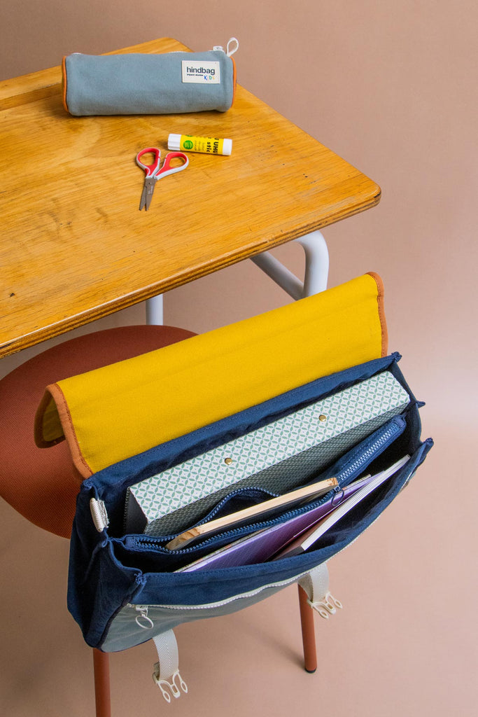 Cartable Léo Tricolore Safran