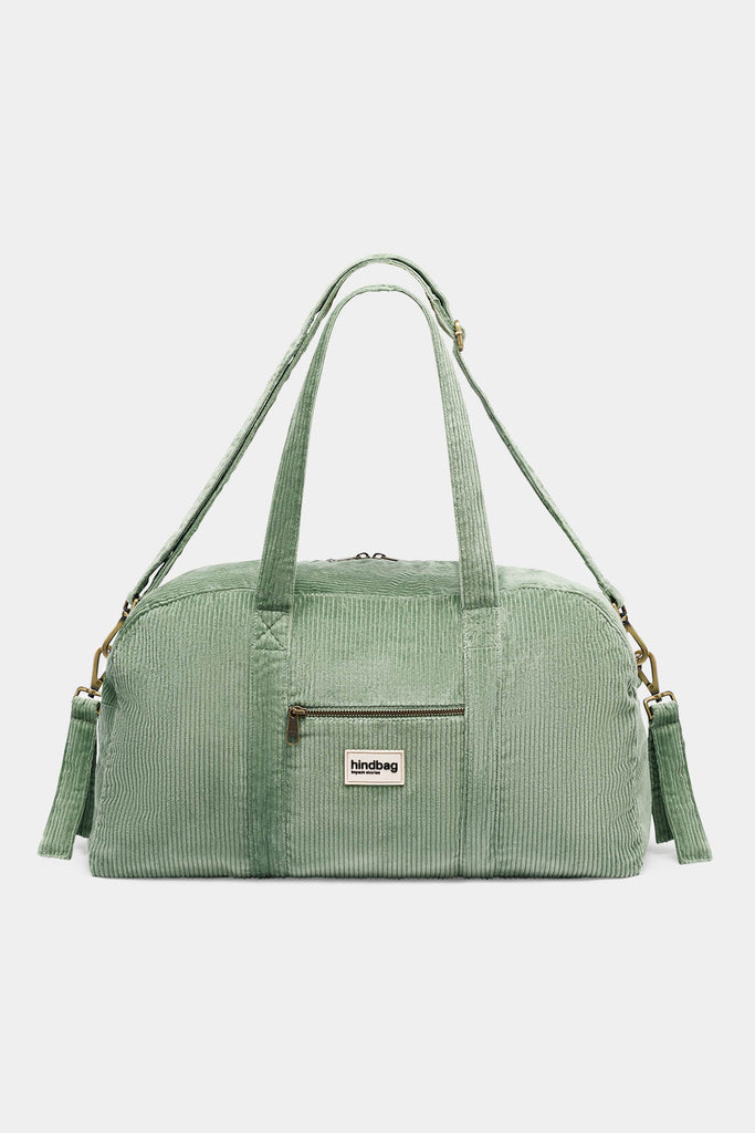 Sac à langer Basile Velours Vert d'eau