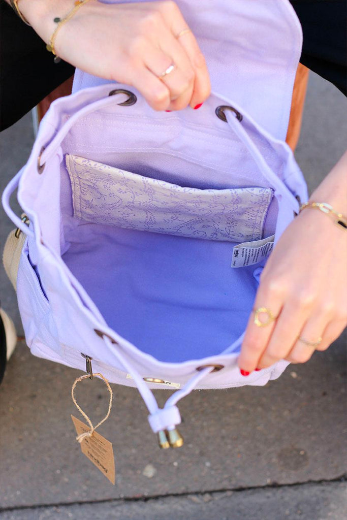 Mini sac à dos Eliot Lilas