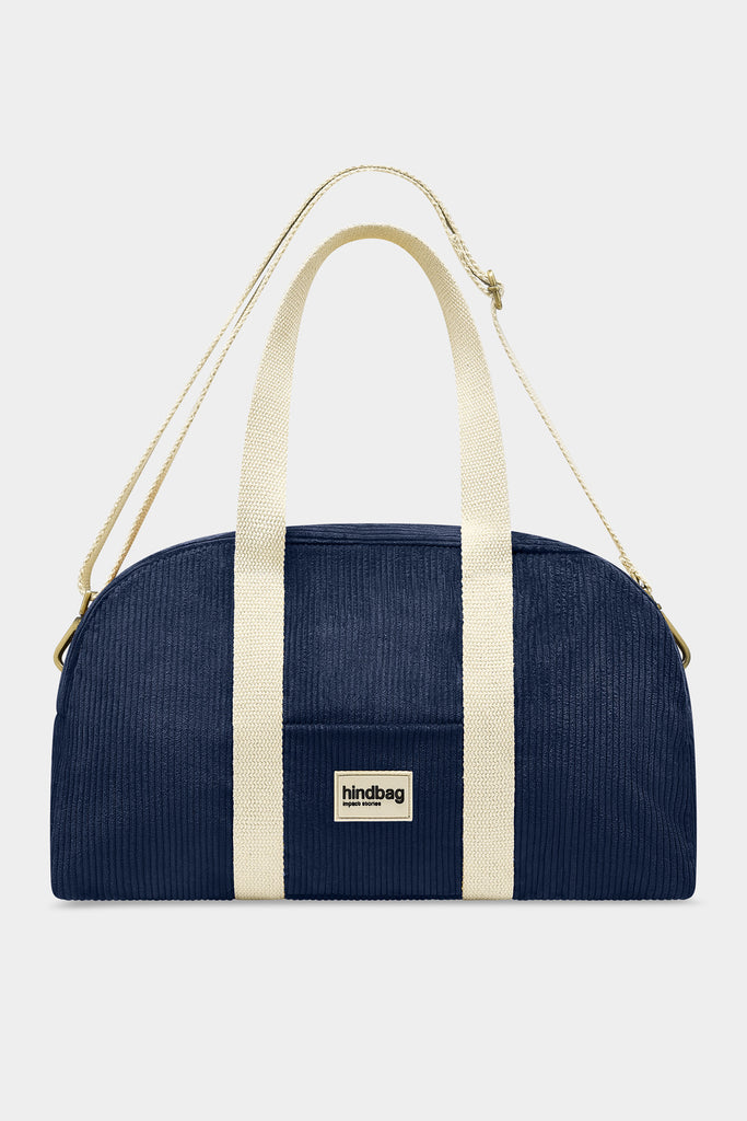 Sac bowling Charlie Velours Marine