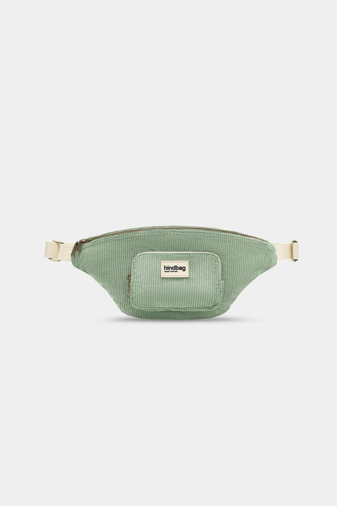 Sac banane XL Sofia Velours Vert d'eau