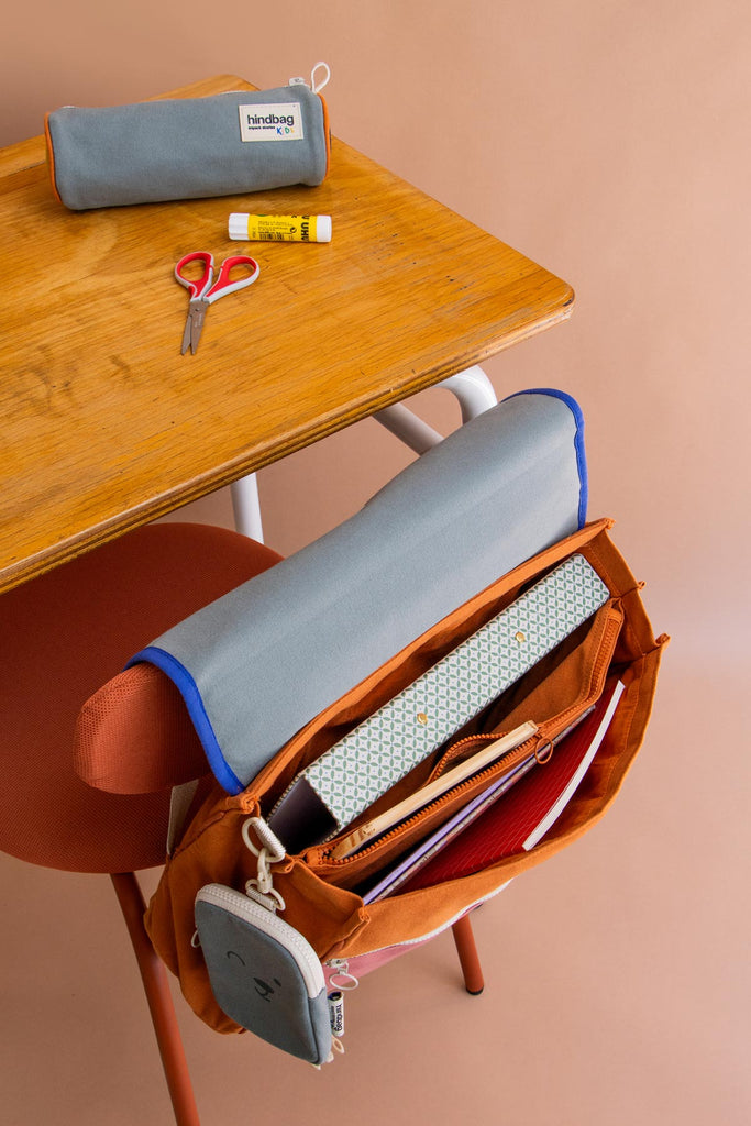 Cartable Léo Tricolore Sauge