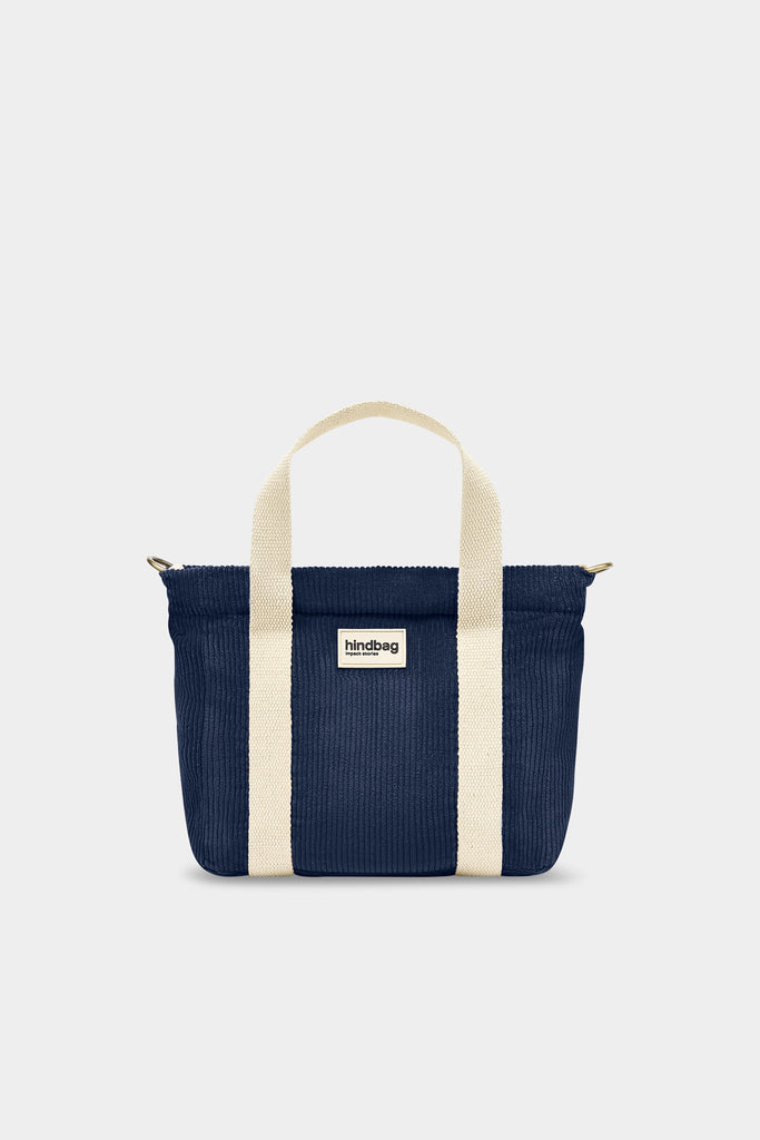 Sac à main Louise Velours Marine