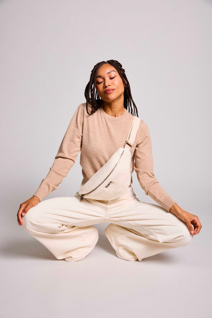 Sac banane Olivia Teddy Arctique