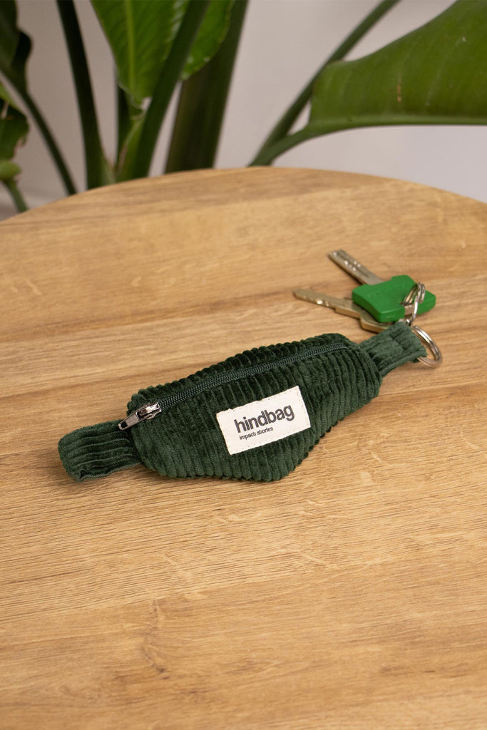 Porte-clés banane Côme Velours Sapin