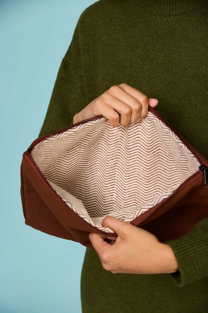 Housse d'ordi Ava Chocolat