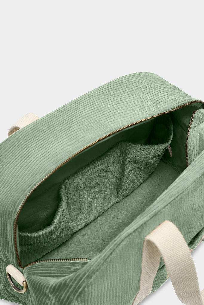 Sac bowling Charlie Velours Vert d'eau