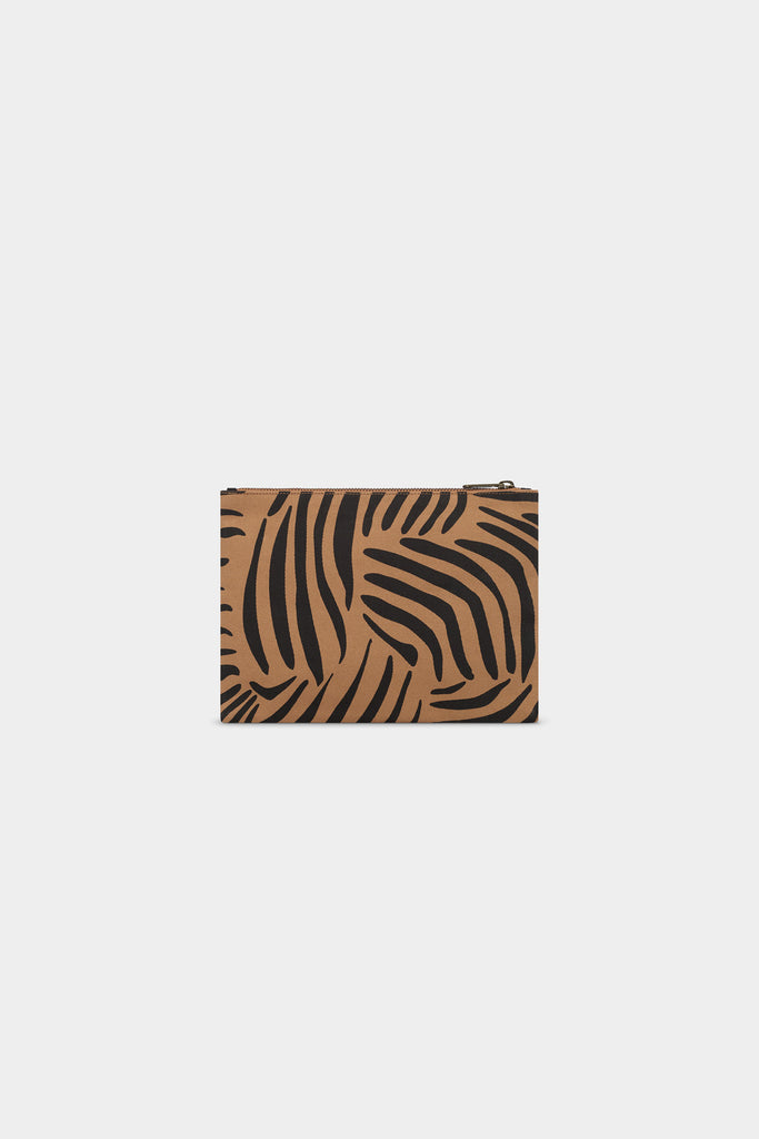 Pochette Ema Zèbre cannelle