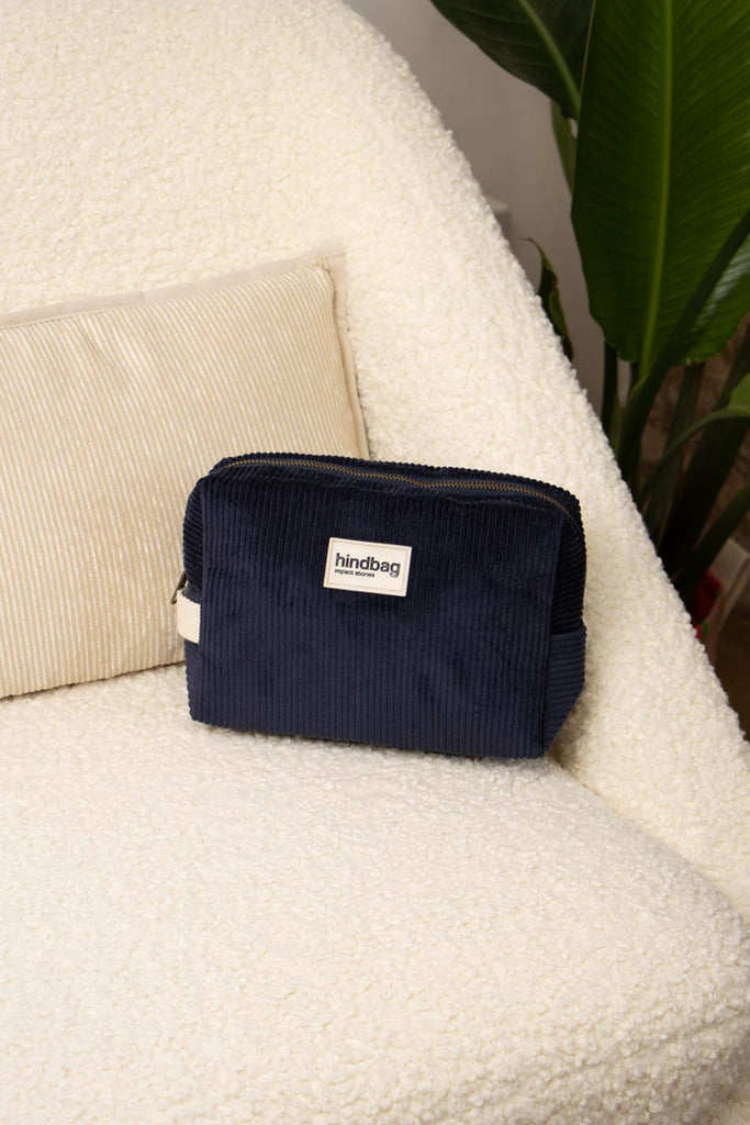 Trousse de toilette Leon Velours Marine