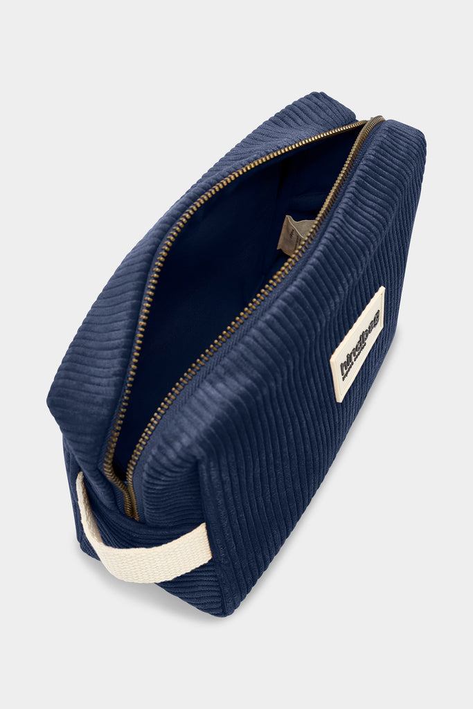 Trousse de toilette Leon Velours Marine