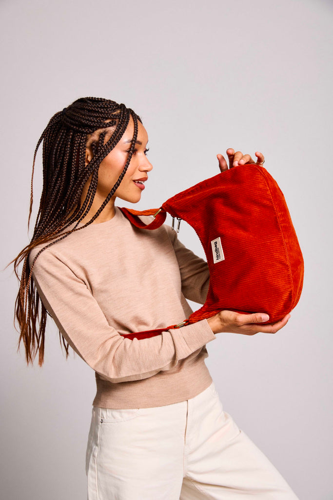 Sac Rosa Velours Brique