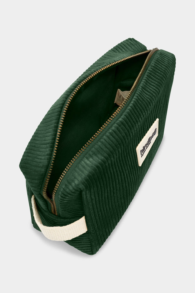 Trousse de toilette Leon Velours Sapin