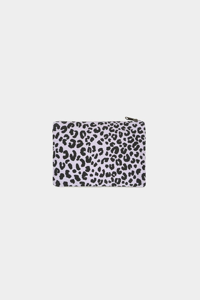 Pochette Ema Léopard lilas
