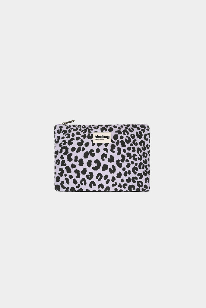 Pochette Ema Léopard lilas