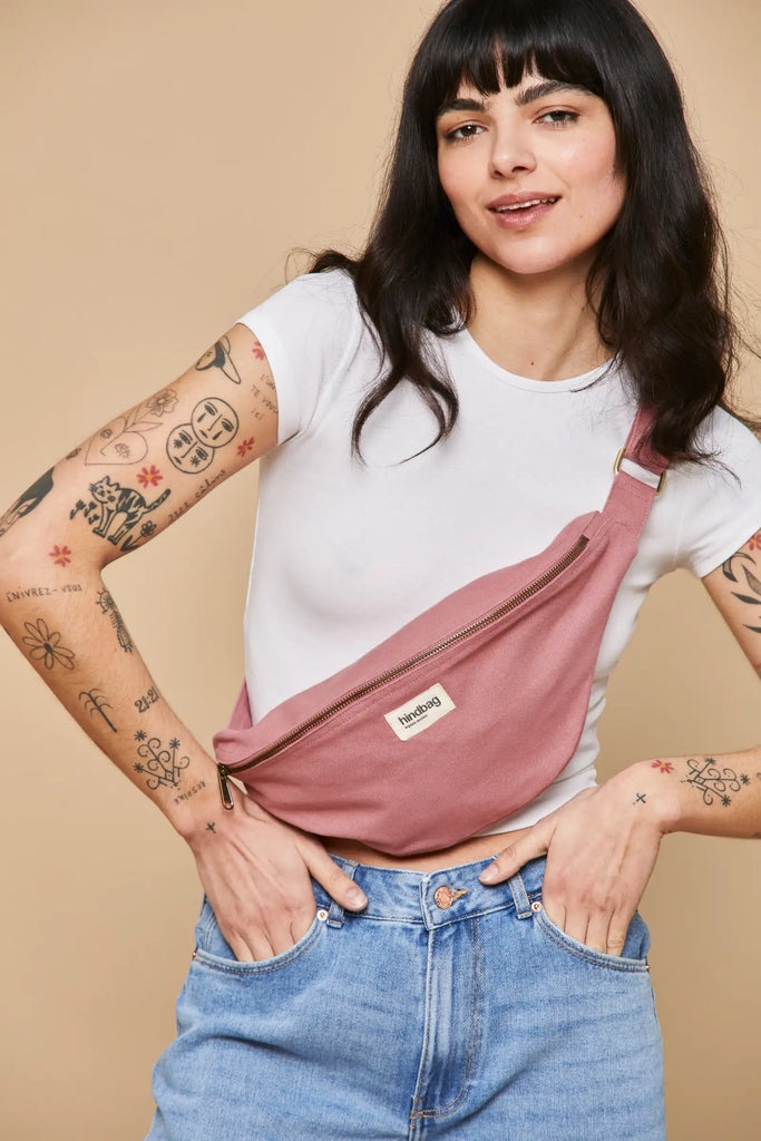 Sac banane L Sasha Rose blush