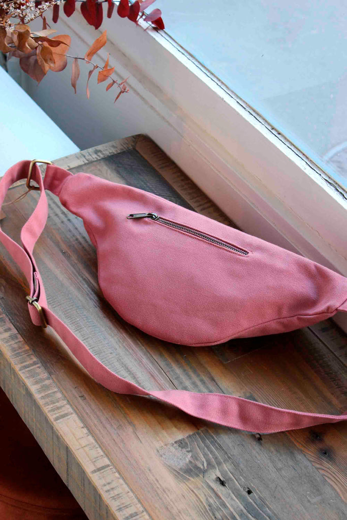 Sac banane L Sasha Rose blush
