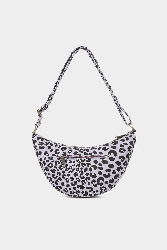 Sac banane Andrea Léopard lilas