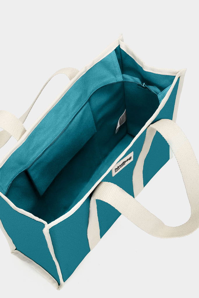 Sac cabas Oscar Bleu paon
