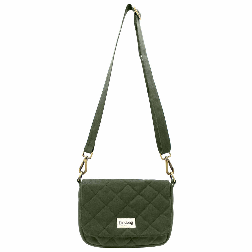 Sac à main matelassé Margault Olive