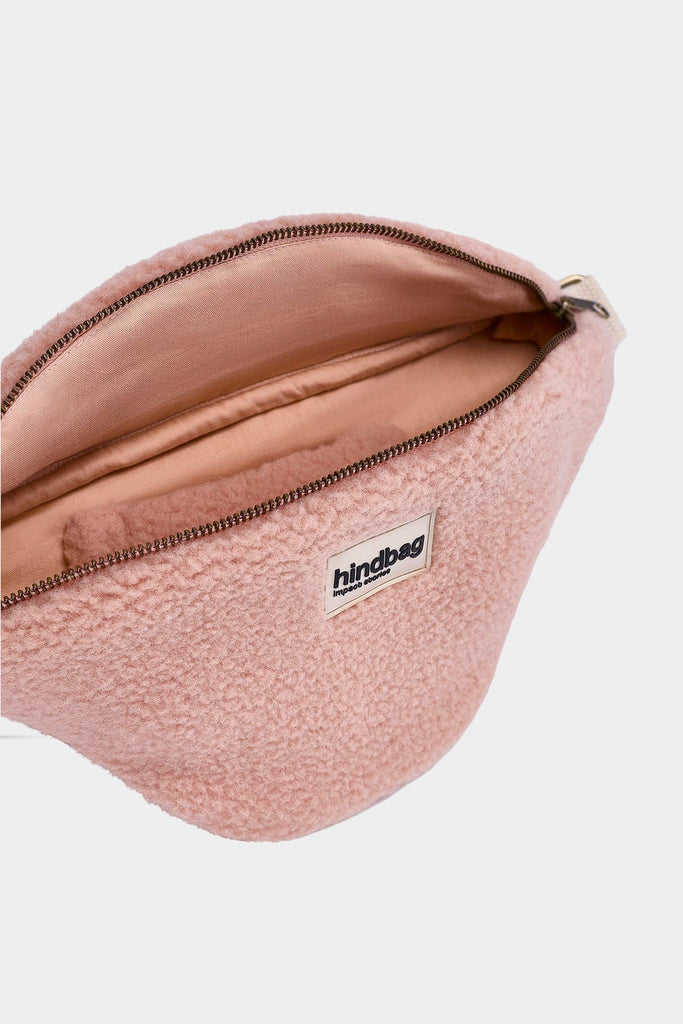 Sac banane L Sasha Teddy Rose poudré
