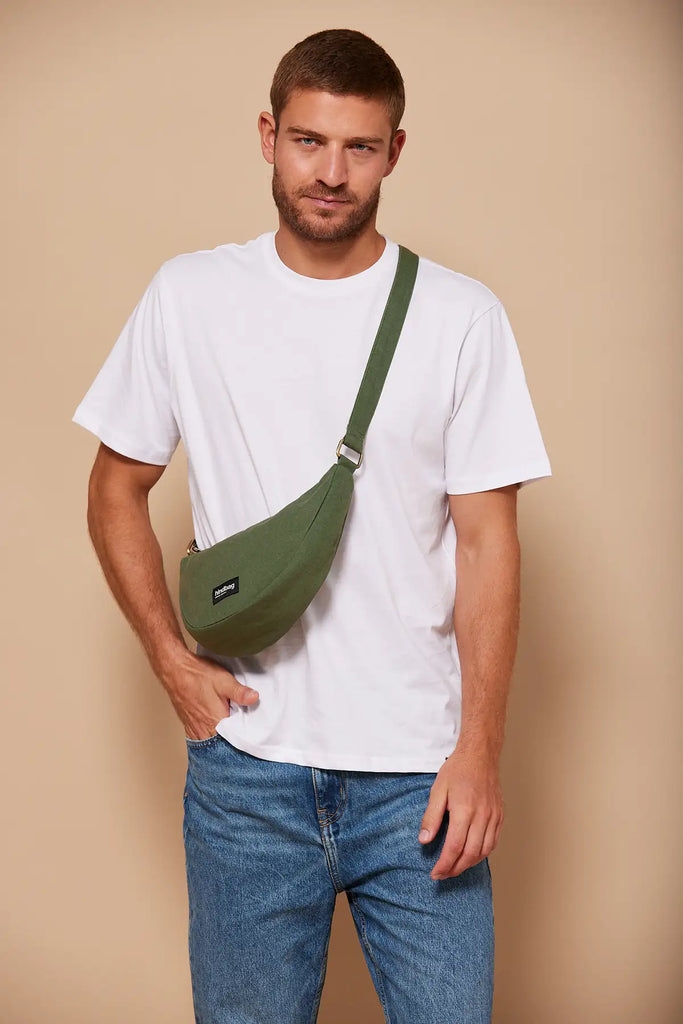 Sac banane Andrea Olive