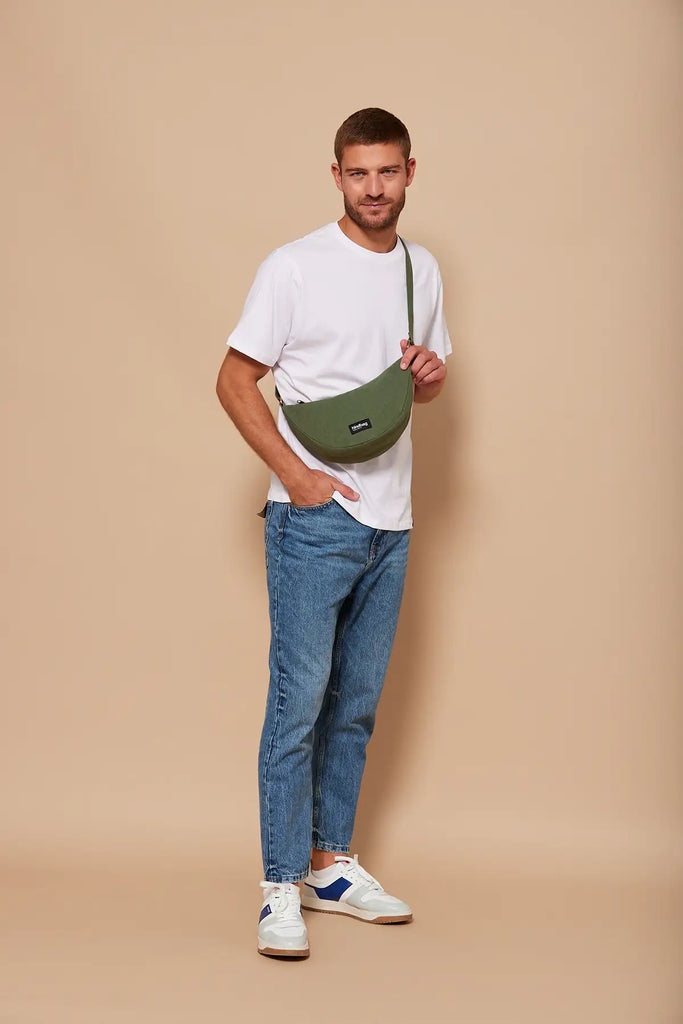 Sac banane Andrea Olive