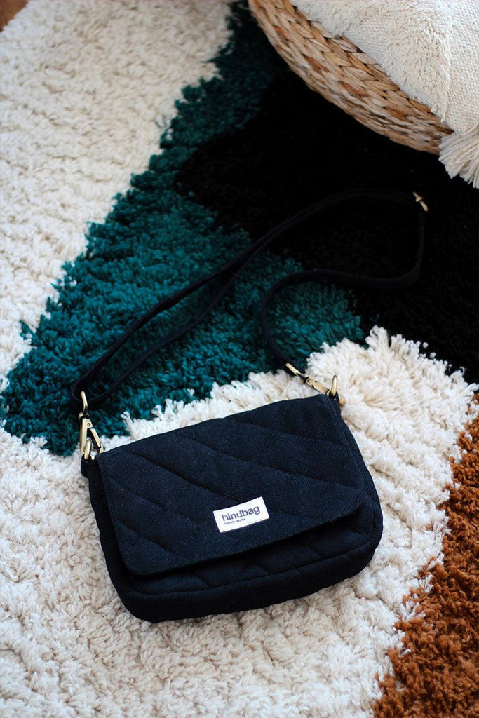 Sac à main matelassé Margault Noir