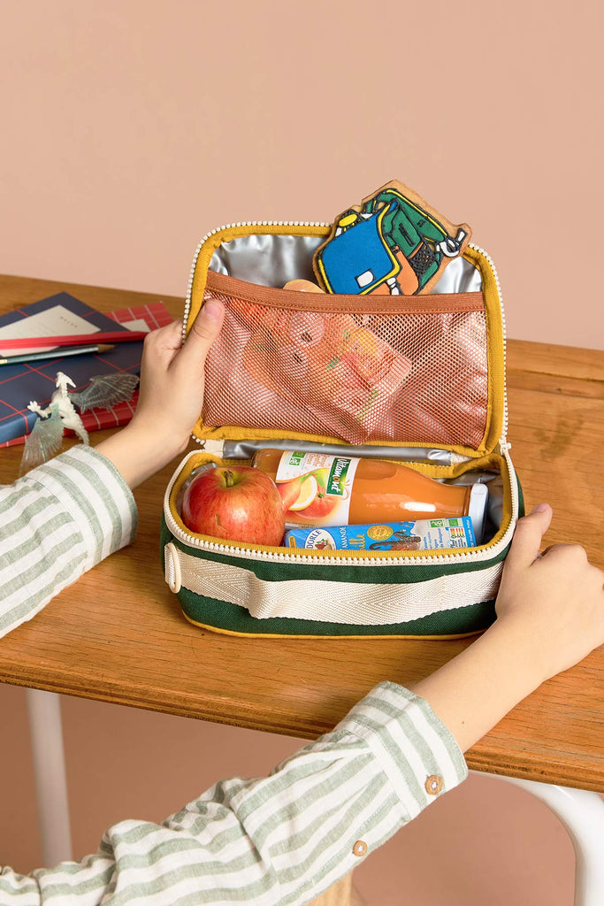 Lunchbag enfant Elsa Tricolore Bleu électrique