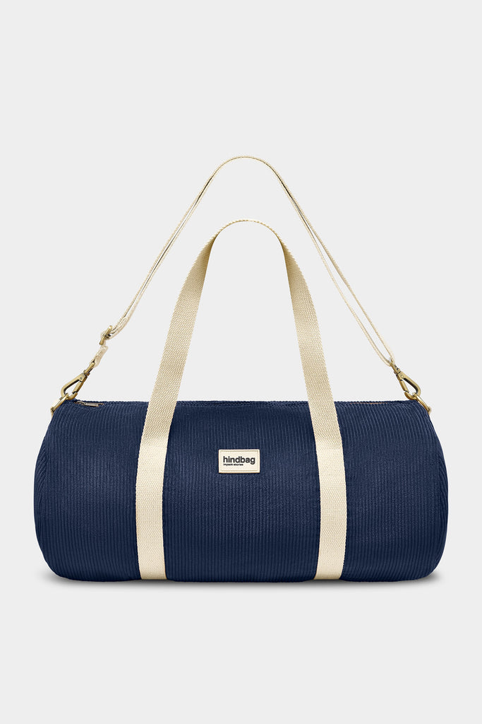 Sac polochon Simon Velours Marine