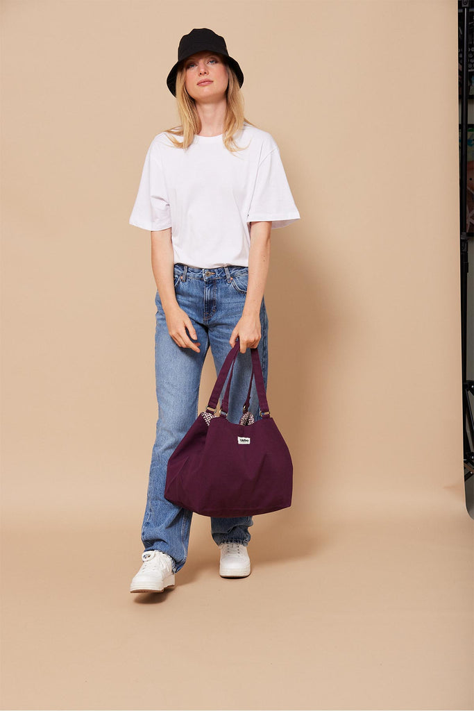 Sac cabas Raphaelle Prune